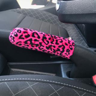 Obal na ruční brzdu Leopard Pink (Dekorace do interiéru)