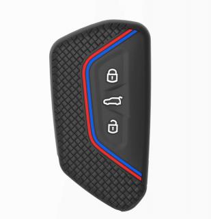 Silikonový obal GARO pro klíč Škoda Octavia 2020 4. generace (3-tlačítkový)