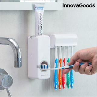 Dávkovač zubní pasty s držákem na kartáčky InnovaGoods