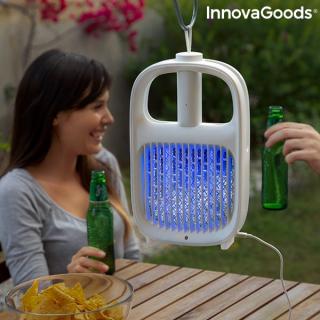 Lampa proti komárům a dobíjecí plácačka na otravný hmyz 2 V 1 SWATECK INNOVAGOODS