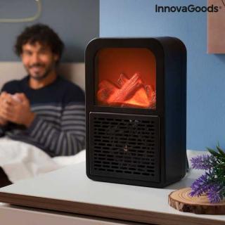 Stolní ohřívač s efektem plamene 3D Flehatt InnovaGoods
