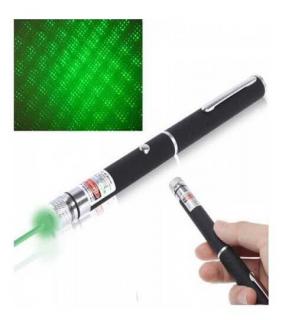 Výkonné laserové ukazovátko - zelená
