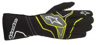 Alpinestars Rukavice Tech 1-KX V2 2020 - Černo-žlutoFluo-šedá (Alpinestars Tech 1-KX V2 Gloves)