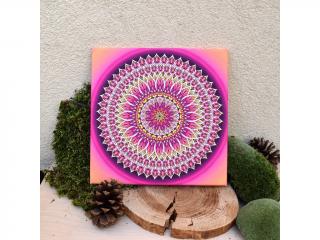 Obraz MANDALA NEZTRÁCEJ VÍRU V SEBE SAMA V: 40x40 cm