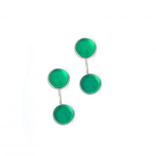 fifle / 2v1 mat / náušnice / 716 barva: smaragdová