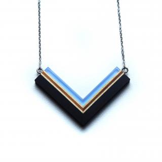 fifle / Lotus / náhrdelník / 375 barva: bledě modrá