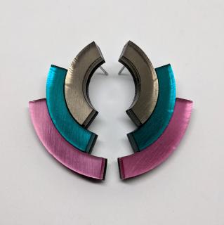 fifle / Rainbow / náušnice - velké / 608 varianta: 4