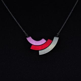 fifle / Rainbow - Red / náhrdelník / 467 varianta: 1