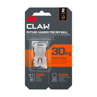 3M Claw Hook for Drywall, nosnost až 30 kg, balení 2 ks háčků