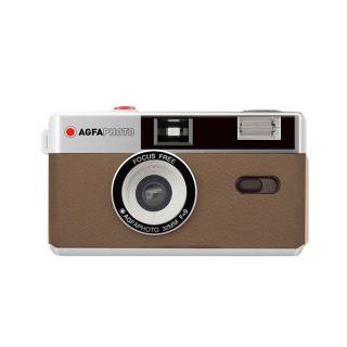 AgfaPhoto Analogue Photo Camera Brown  + Baterie Kodak MAX Super AAA