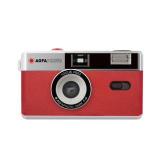 AgfaPhoto Analogue Photo Camera Red  + Baterie Kodak MAX Super AAA