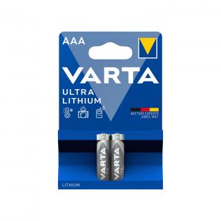 Baterie Varta AAA ULTRA Lithium, 2ks/blistr