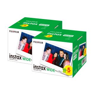 Fujifilm Instax Wide film 2x50ks  + Foldable Frame Color 5 Pack Wide