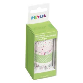 Heyda Deco Tapes Set 4pack - BirthDay (dekorační páska)