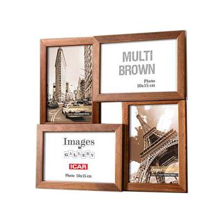 Icar Wood Multi Frame Gallery 04 Brown (rámeček na fotografie)