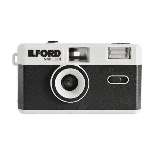 Ilford Sprite 35-II Photo Camera Black/Silver (fotoaparát na kinofilm)  + Baterie Kodak MAX Super AAA
