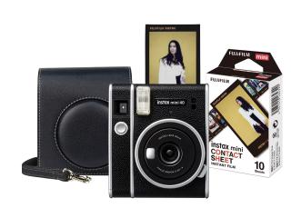 Instax Mini 40 Start Set Black