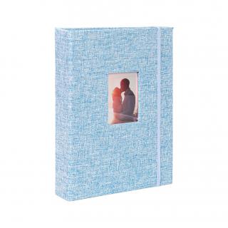 Instax Mini Album Hard Line Canvas Blue