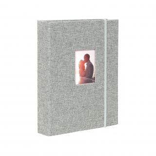 Instax Mini Album Hard Line Canvas Grey