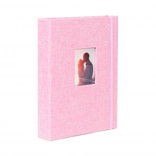 Instax Mini Album Hard Line Canvas Pink