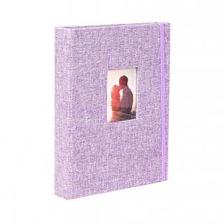 Instax Mini Album Hard Line Canvas Purple