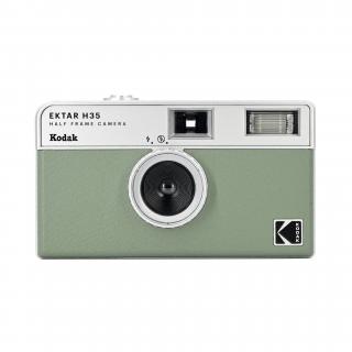 Kodak EKTAR H35 Half Frame Film Camera Sage  + Baterie Kodak MAX Super AAA, 1ks/blistr