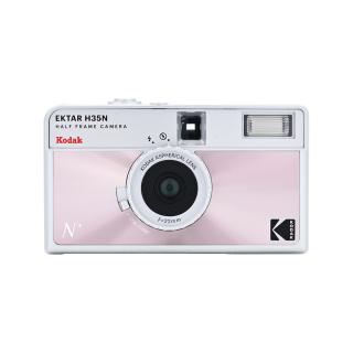 Kodak EKTAR H35N Half Frame Film Camera Glazed Pink  + Baterie Kodak MAX Super AAA, 1ks/blistr