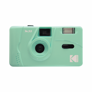 Kodak M35 35mm Film Camera Green (fotoaparát na kinofilm)  + Baterie Kodak MAX Super AAA