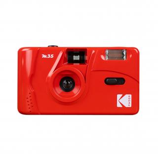 Kodak M35 35mm Film Camera Red (fotoaparát na kinofilm)  + Baterie Kodak MAX Super AAA