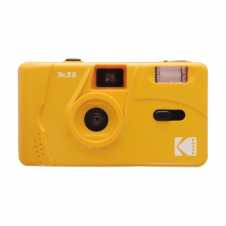 Kodak M35 35mm Film Camera Yellow (fotoaparát na kinofilm)  + Baterie Kodak MAX Super AAA