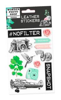 WPS Leather Stickers Sheet Vintage Nature
