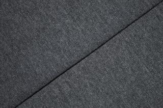 Bavlněný úplet - RIB 1x1 hladký s melírem Šedo fial.  Kód 6201-5109