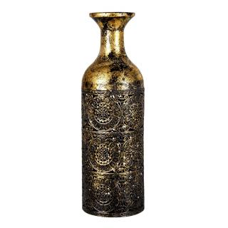Zlatá dekorační váza s patinou se vzorem Joslin