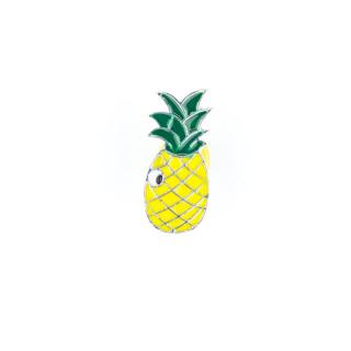 Kovová brož do klopy ananas