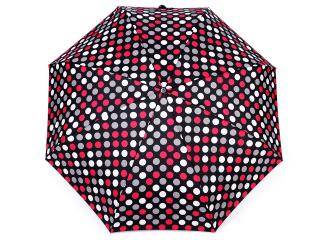 Dámský mini skládací deštník puntík