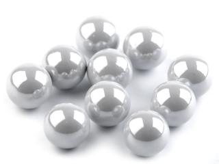 Dekorační kuličky / perly bez dírek Ø10 mm lesklé