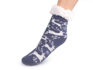Dětské ponožky zimní s protiskluzem