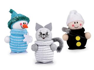 Jehelníček sněhulák, kominík, kočka
