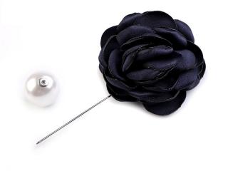 Ozdobný špendlík růže a perla