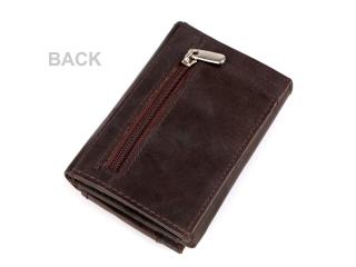 Pánská peněženka s klíčenkou, kožená, malá