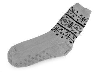 Pánské ponožky zimní  s protiskluzem, dlouhé