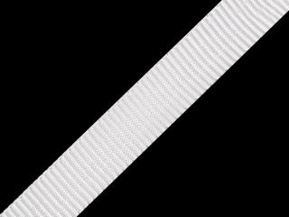 Popruh polypropylénový šíře 10 mm bílý, černý