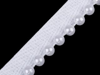 Prýmek / paspulka s perlami šíře 13 mm