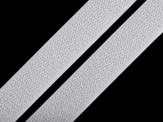 Suchý zip háček šíře 25 mm bílý