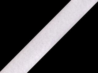 Suchý zip plyš šíře 25 mm bílý