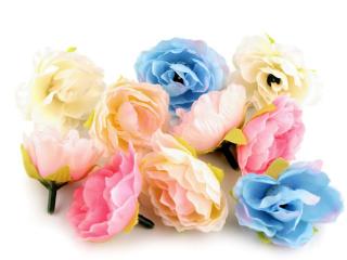 Umělý květ čajová růže Ø40 mm