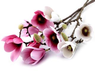 Velká umělá větvička magnolie