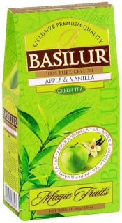 Zelený čaj ochucený 100g - Apple, Vanilla