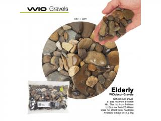 WIO Elderly gravel Velikost balení: 2 kg frakce Mix (3–40 mm)