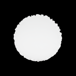 Hrací podložka Lněná s kanýrem bílá, 120 cm